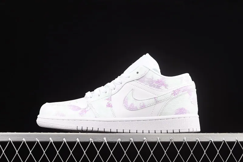 All categories Air Jordan Jordan series basketball shoes Air Jordan 1 Low Air Jordan 1 Low AJ1 Joe 1 starry sky thermal induction low-top cultural casual sneakers 553558-130
